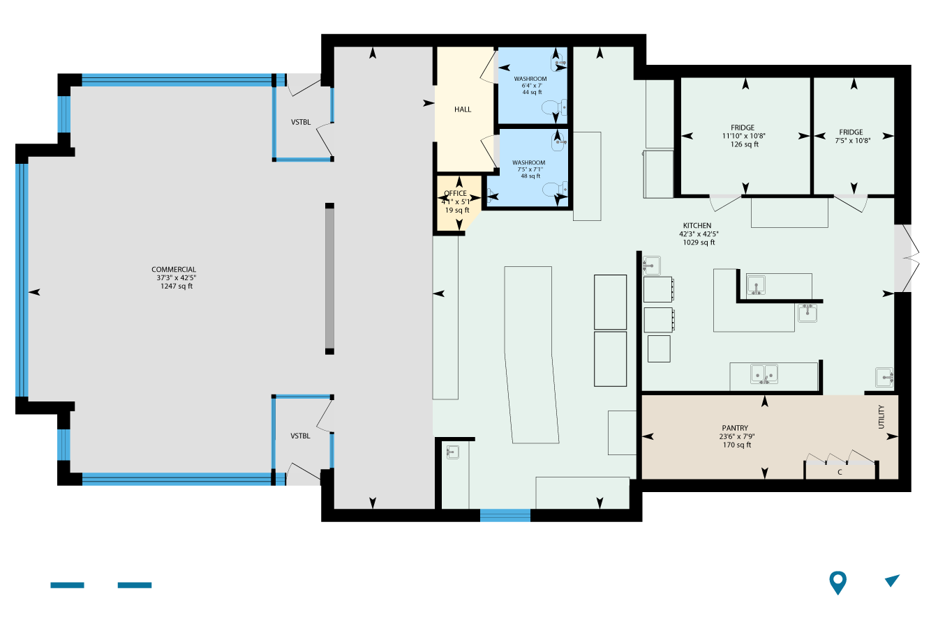 detailed floor plan