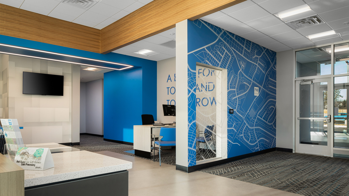 FNB Bank lobby